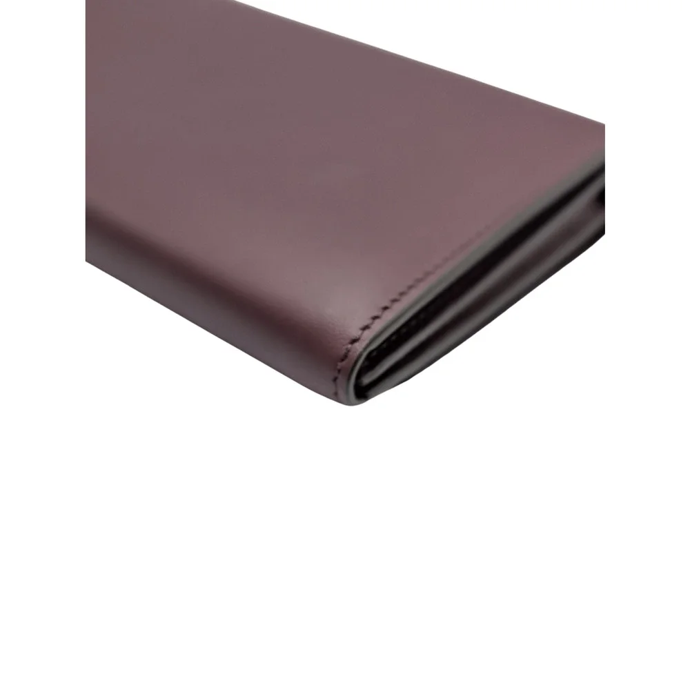 NEW Burberry Hazelmere Plum Wallet WOC Strap Crossbody Bag